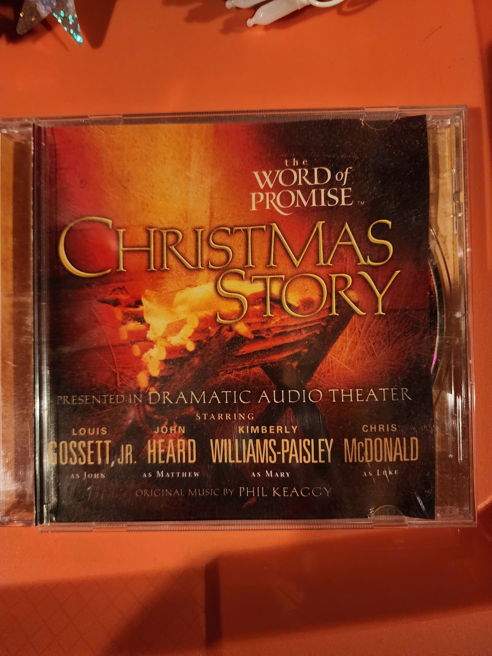 The Word of Promise Christmas Story Audio CD - Red & Gold Cover